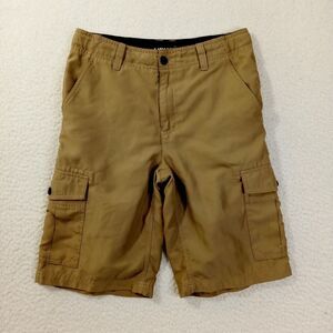 Tony Hawk Hybrid‎ Shorts Boys 16 Beige Mesh Pockets Polyester